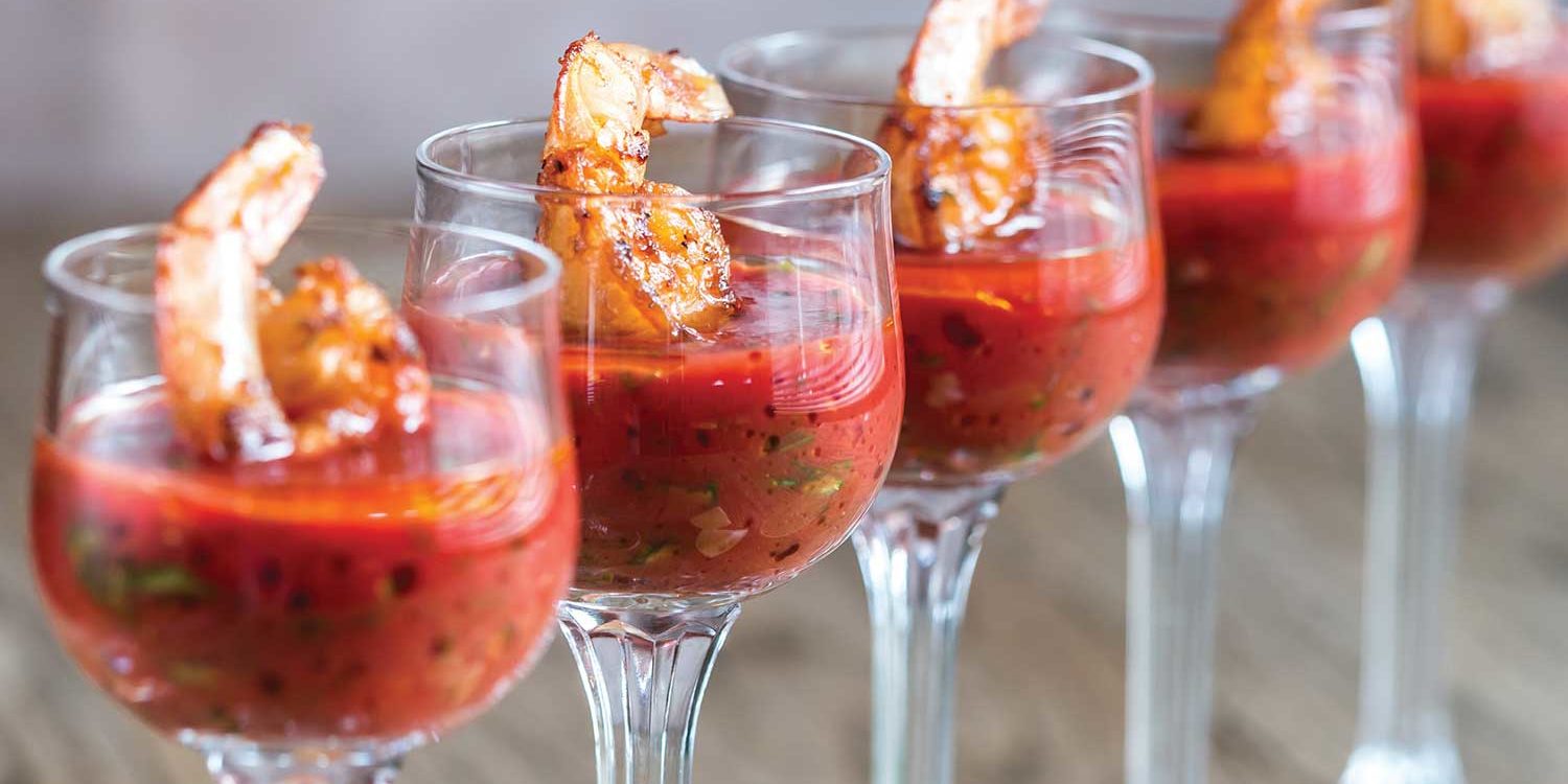 Bloody Mary Prawns