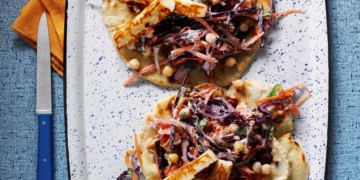 Loaded Halloumi Flatbreads