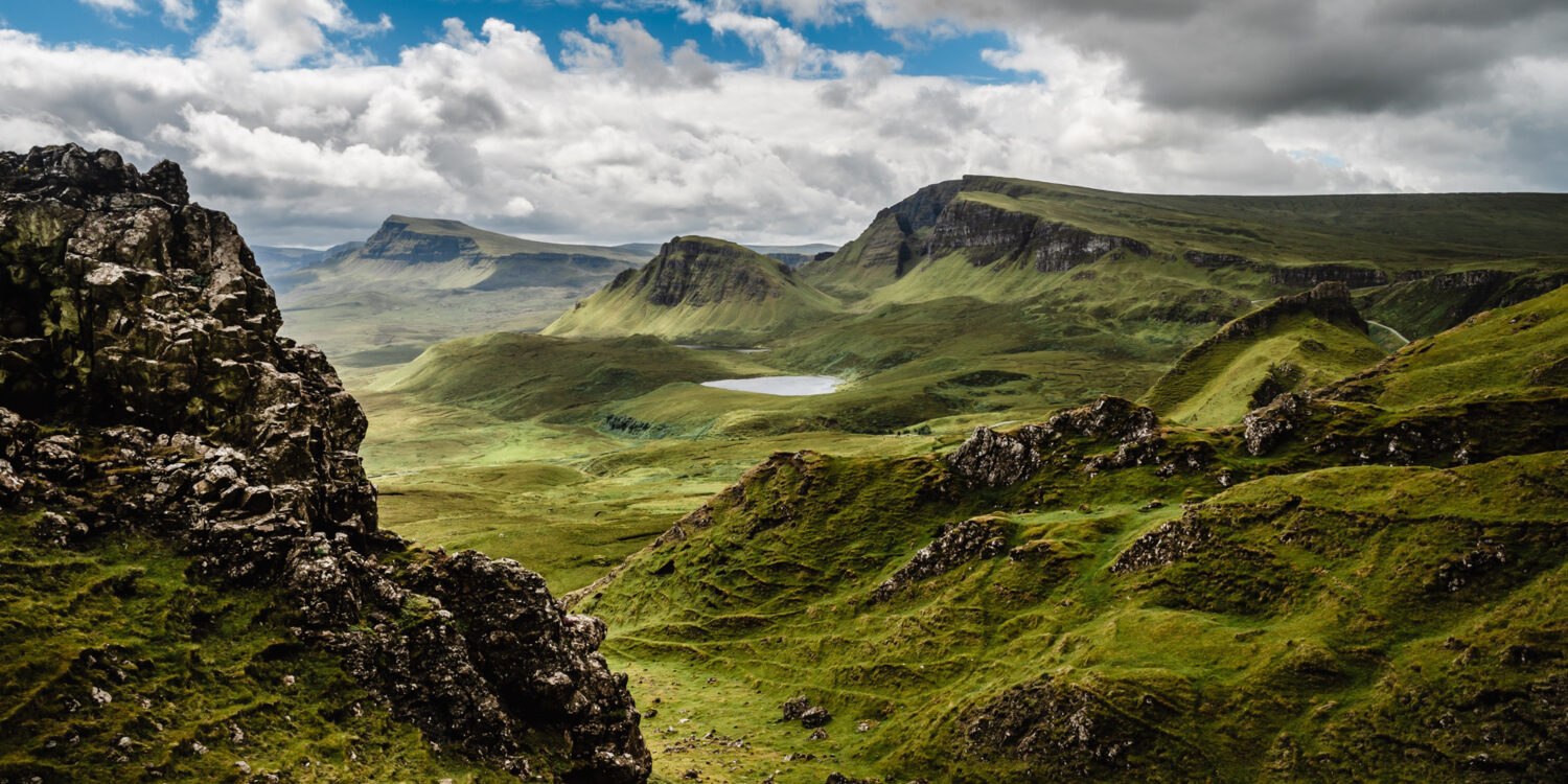 Scottish highland mountains landscape