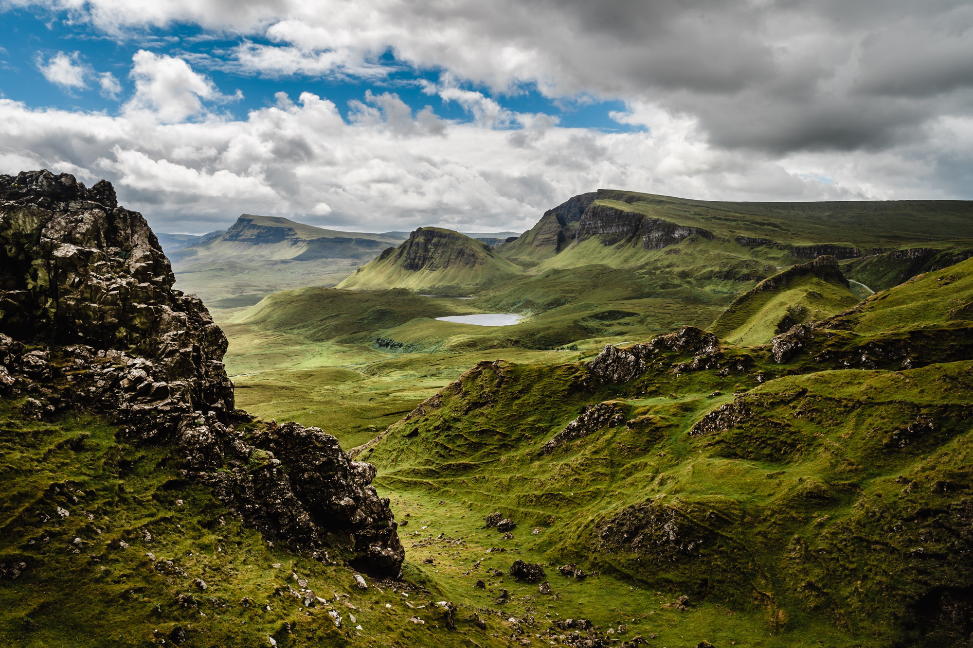 Scottish highland mountains landscape